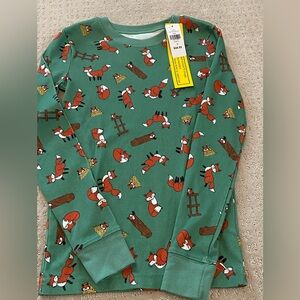 LLBean fox youth pajamas set - size 14